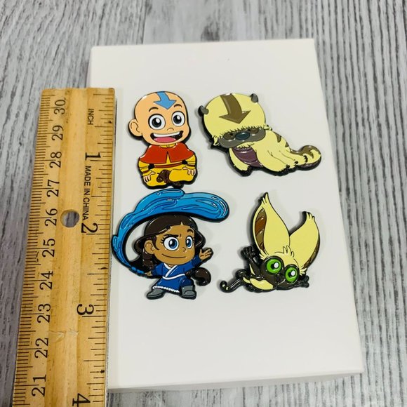 Nickelodeon Avatar The Last Airbender Chibi Pins Lot Of 4 - Picture 8 of 8